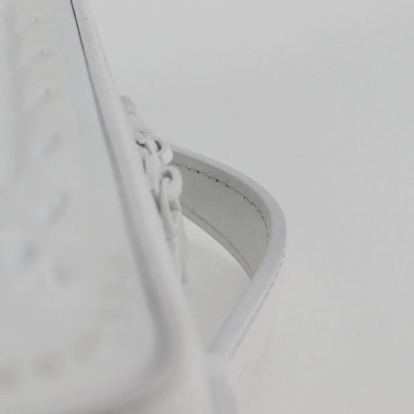 LOUIS VUITTON Monogram LV Ornament Soft Trunk Bag White M21833 LV Auth MX402SM