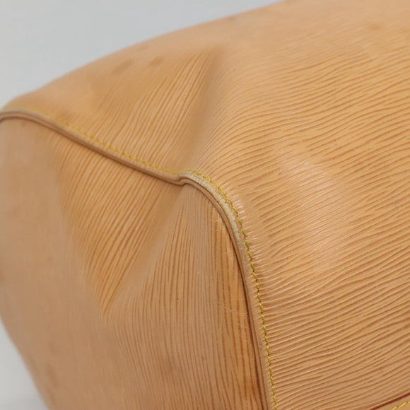 LOUIS VUITTON Epi Keepall 50 Boston Bag Beige M42941 LV Auth MX411