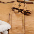 LOUIS VUITTON Epi Keepall 50 Boston Bag Beige M42941 LV Auth MX411-9