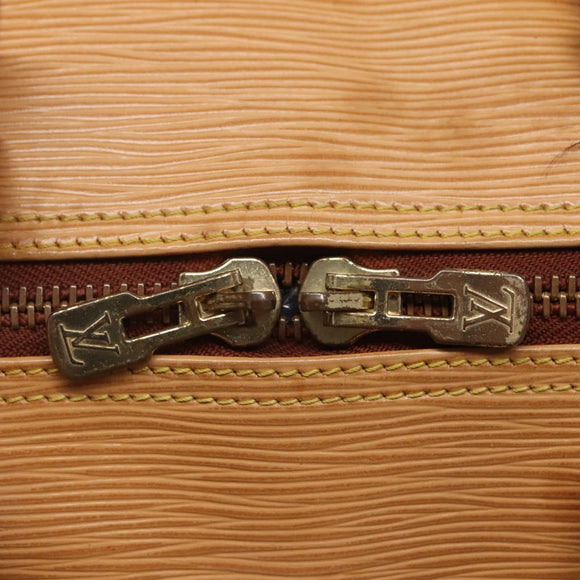 LOUIS VUITTON Epi Keepall 50 Boston Bag Beige M42941 LV Auth MX411