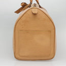 LOUIS VUITTON Epi Keepall 50 Boston Bag Beige M42941 LV Auth MX411-4
