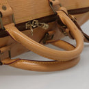 LOUIS VUITTON Epi Keepall 50 Boston Bag Beige M42941 LV Auth MX411-7