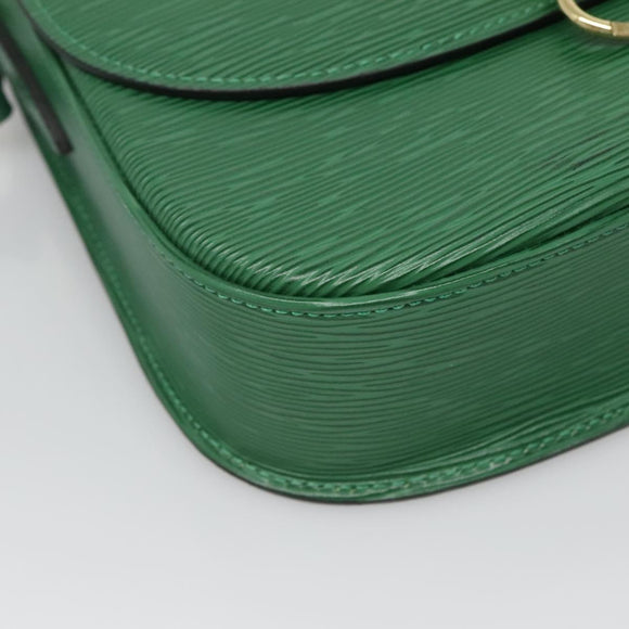 LOUIS VUITTON Epi Saint Cloud GM Shoulder Bag Green M52194 LV Auth MX412
