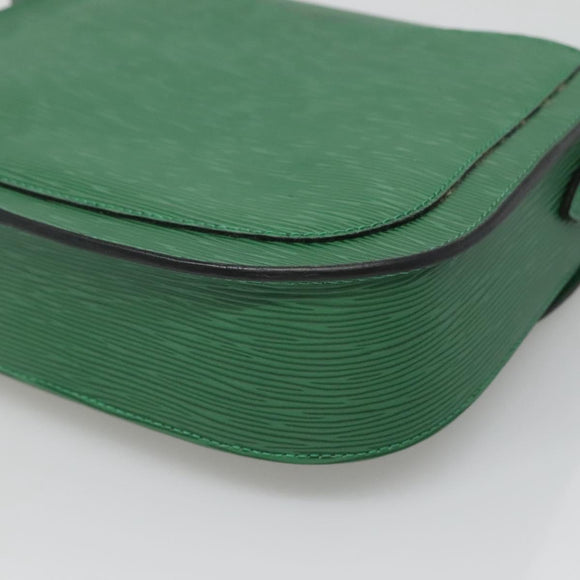 LOUIS VUITTON Epi Saint Cloud GM Shoulder Bag Green M52194 LV Auth MX412