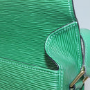 LOUIS VUITTON Epi Saint Cloud GM Shoulder Bag Green M52194 LV Auth MX412-19
