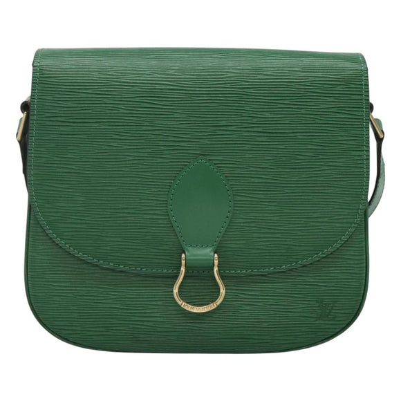 LOUIS VUITTON Epi Saint Cloud GM Shoulder Bag Green M52194 LV Auth MX412