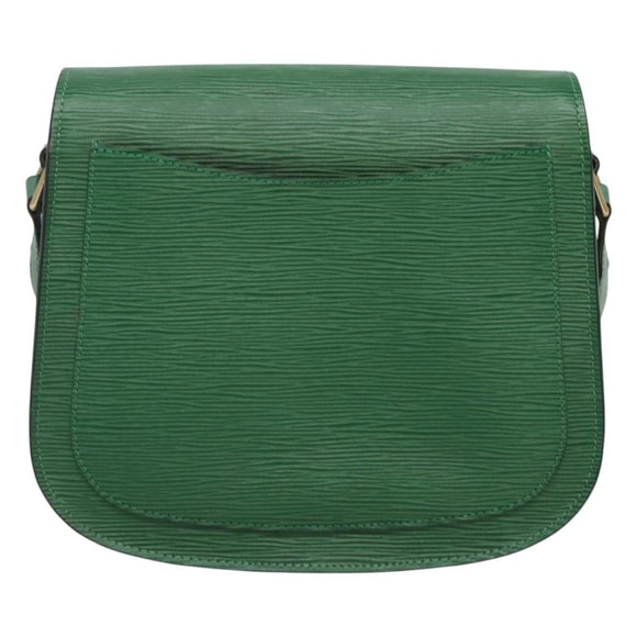LOUIS VUITTON Epi Saint Cloud GM Shoulder Bag Green M52194 LV Auth MX412
