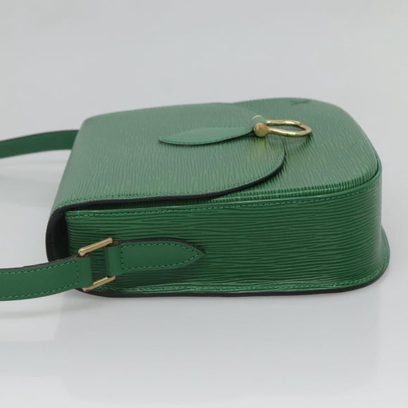 LOUIS VUITTON Epi Saint Cloud GM Shoulder Bag Green M52194 LV Auth MX412