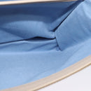 Salvatore Ferragamo Gancini Hand Bag Leather 2way Beige Gold Auth MX417-18