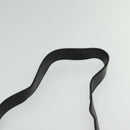 Salvatore Ferragamo Gancini Shoulder Bag Leather Black Gold Auth MX418-8