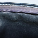 Christian Dior Trotter Canvas Shoulder Bag Navy Gold Auth MX421-10