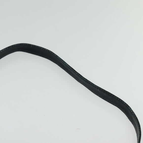 Christian Dior Trotter Canvas Shoulder Bag Navy Gold Auth MX421