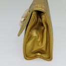 CHANEL Matelasse Chain Shoulder Bag Leather Gold CC Auth MX423-3