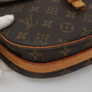 LOUIS VUITTON Monogram Jeune Fille MM Shoulder Bag M51226 LV Auth MX428-15