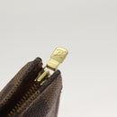 LOUIS VUITTON Damier Ebene Poche Toilette 26 Pouch N47543 LV Auth MX437-8
