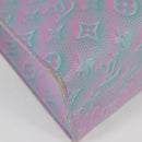 LOUIS VUITTON Monogram Empreinte On The Go PM Bag 2way Blue M46067 Auth MX449A-15