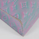 LOUIS VUITTON Monogram Empreinte On The Go PM Bag 2way Blue M46067 Auth MX449M-17