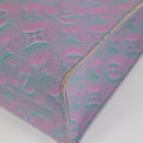 LOUIS VUITTON Monogram Empreinte On The Go PM Bag 2way Blue M46067 Auth MX449A-11