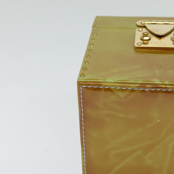 LOUIS VUITTON Monogram Vernis Bleecker Pouch Baby Blue M91003 LV Auth MX450