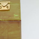 LOUIS VUITTON Monogram Vernis Bleecker Pouch Baby Blue M91003 LV Auth MX450-14