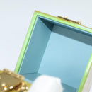 LOUIS VUITTON Monogram Vernis Bleecker Pouch Baby Blue M91003 LV Auth MX450-19
