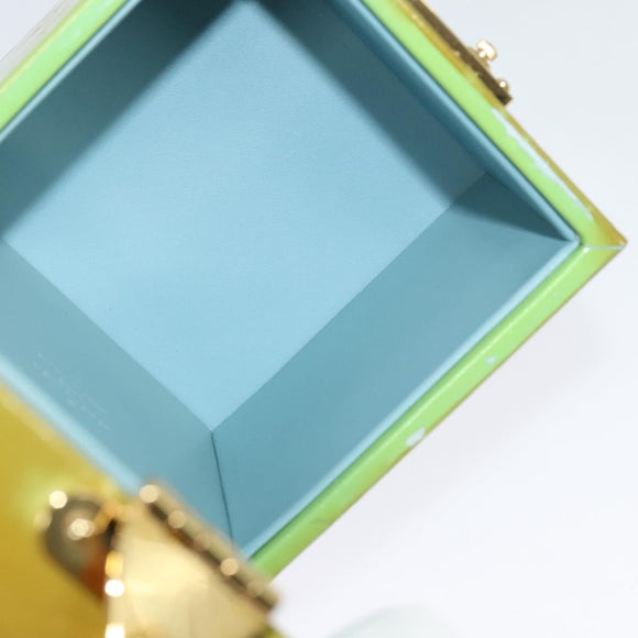 LOUIS VUITTON Monogram Vernis Bleecker Pouch Baby Blue M91003 LV Auth MX450