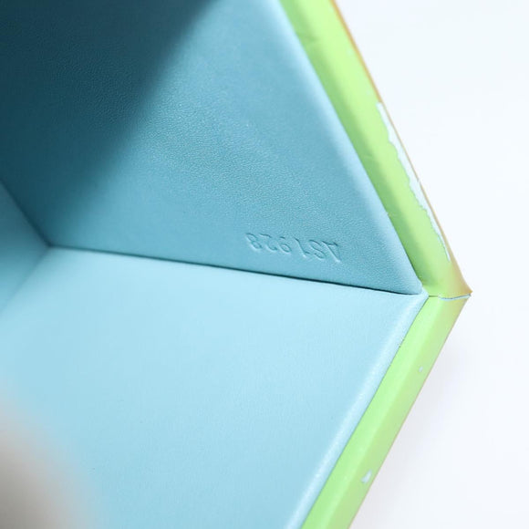 LOUIS VUITTON Monogram Vernis Bleecker Pouch Baby Blue M91003 LV Auth MX450