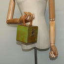 LOUIS VUITTON Monogram Vernis Bleecker Pouch Baby Blue M91003 LV Auth MX450-21