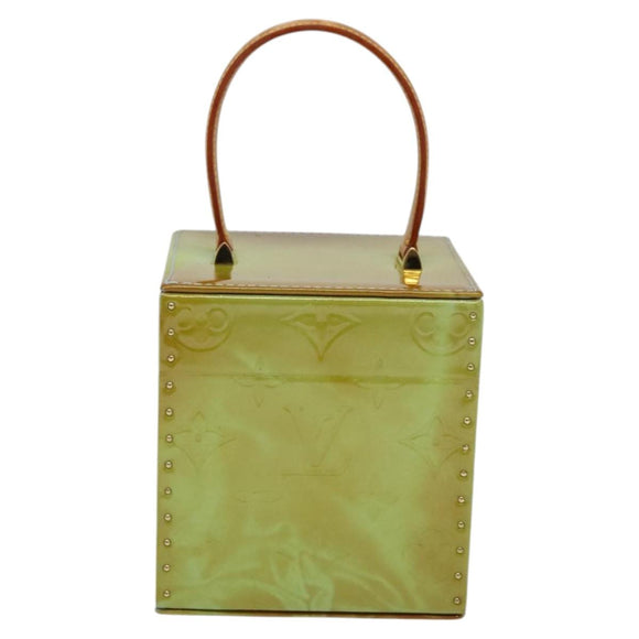 LOUIS VUITTON Monogram Vernis Bleecker Pouch Baby Blue M91003 LV Auth MX450