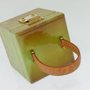 LOUIS VUITTON Monogram Vernis Bleecker Pouch Baby Blue M91003 LV Auth MX450-6