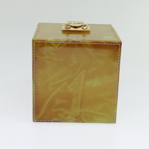 LOUIS VUITTON Monogram Vernis Bleecker Pouch Baby Blue M91003 LV Auth MX450