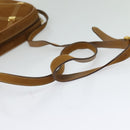 Salvatore Ferragamo Shoulder Bag Suede Brown Gold Auth MX453-7