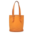 LOUIS VUITTON Epi Bucket PM Shoulder Bag Orange Mandarin M5899H LV Auth MX470-13
