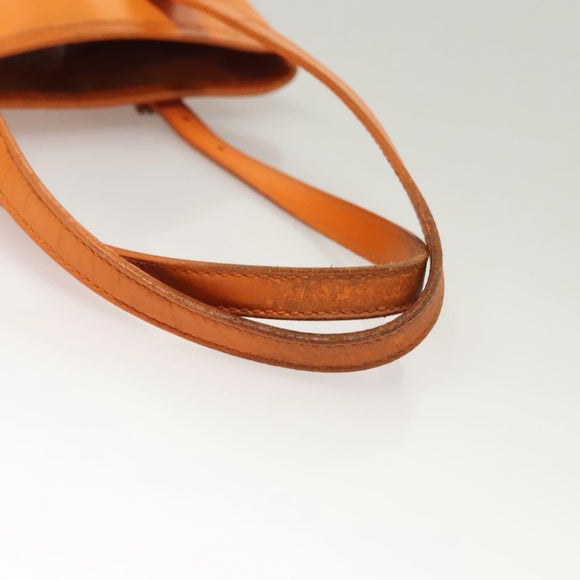 LOUIS VUITTON Epi Bucket PM Shoulder Bag Orange Mandarin M5899H LV Auth MX470