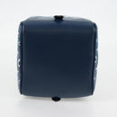 LOUIS VUITTON Monogram Denim Square bag Hand Bag Blue LV Auth MX471M-5