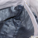 Salvatore Ferragamo Gancini Chain Shoulder Bag Leather Purple Gold Auth MX479-18