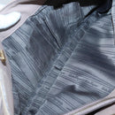 Salvatore Ferragamo Gancini Chain Shoulder Bag Leather Purple Gold Auth MX479-22