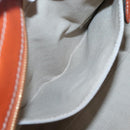 BURBERRY Nova Check Hand Bag PVC 2WAY Beige Gold Auth MX482-22