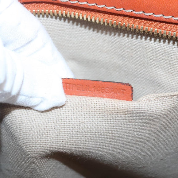 BURBERRY Nova Check Hand Bag PVC 2WAY Beige Gold Auth MX482