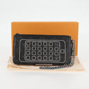LOUIS VUITTON Monogram Eclipse Fragment iPhone Case M64433 LV Auth MX502SAM-12