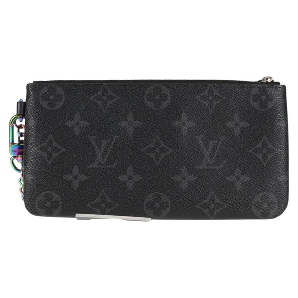 LOUIS VUITTON Monogram Eclipse Fragment iPhone Case M64433 LV Auth MX502SAM