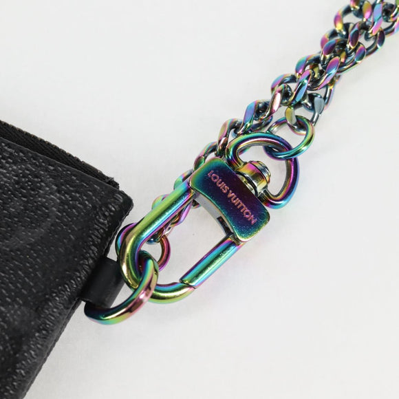 LOUIS VUITTON Monogram Eclipse Fragment iPhone Case M64433 LV Auth MX502AM