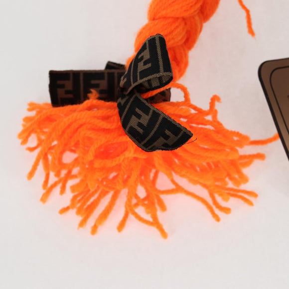 FENDI Zucca Canvas Stuffed 15/50 Black Brown Auth MX505M