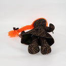 FENDI Zucca Canvas Stuffed 15/50 Black Brown Auth MX505M-6