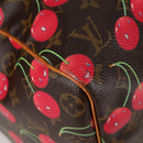 LOUIS VUITTON Monogram Cherry Keepall 45 Boston Bag M95011 LV Auth MX506V-9