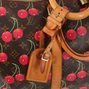 LOUIS VUITTON Monogram Cherry Keepall 45 Boston Bag M95011 LV Auth MX506V-17
