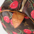 LOUIS VUITTON Monogram Cherry Keepall 45 Boston Bag M95011 LV Auth MX506V-18
