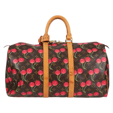 LOUIS VUITTON Monogram Cherry Keepall 45 Boston Bag M95011 LV Auth MX506A - 0