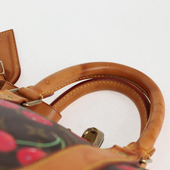 LOUIS VUITTON Monogram Cherry Keepall 45 Boston Bag M95011 LV Auth MX506V