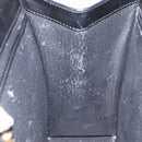 CELINE Macadam Canvas Shoulder Bag PVC Leather Black Gold Auth MY004-20